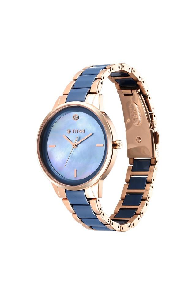 Blue dial watches for ladies hot sale