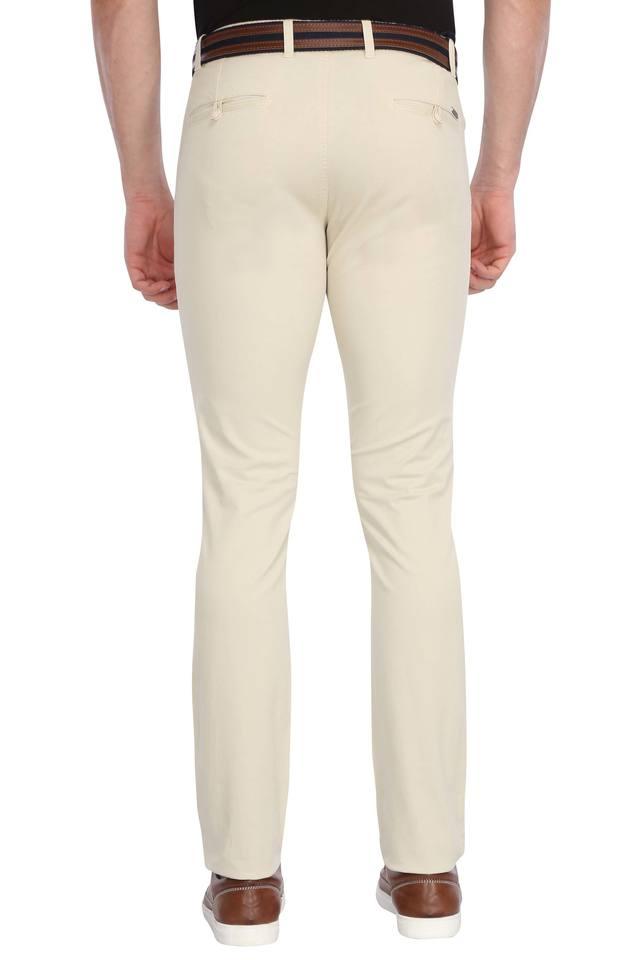 Buy Parx Men's Flat Front Low Rise Tapered Fit Light Fawn Casual Trouser at  Amazon.in