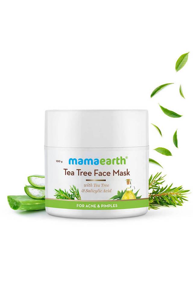 Buy MAMAEARTH Tea Tree Face Mask With Tea Tree and Salicylic Acid For