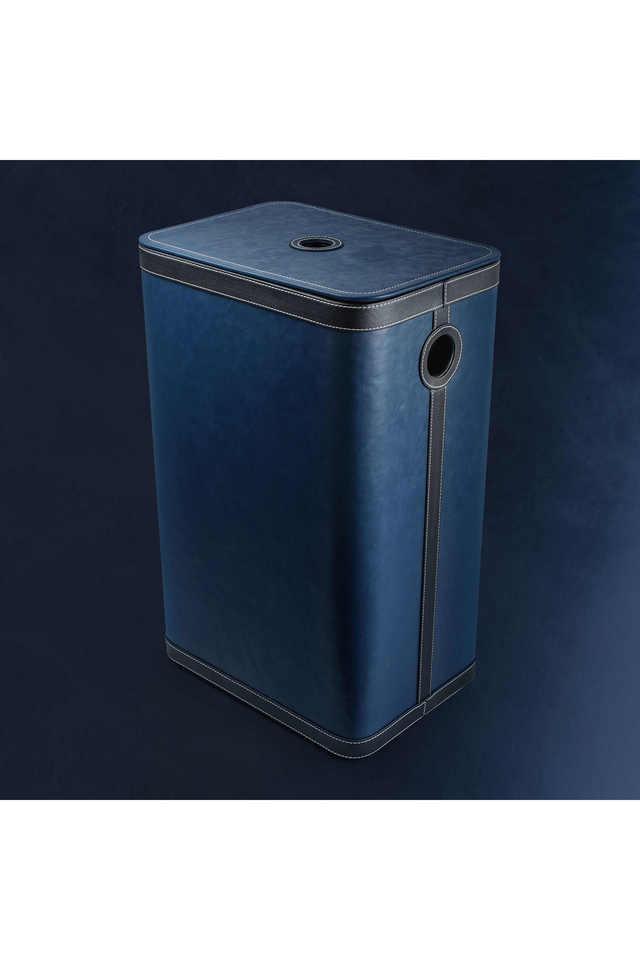 Buy SPREAD Leatherite Laundry Basket With Easy Open Lid & Corner Design