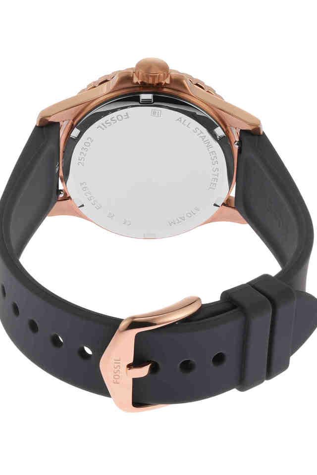 Fossil silicone hotsell watch women's