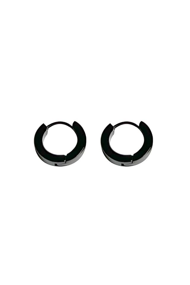 Fashion Men Black Stainless Steel Earrings Stud Piercing Hoop Gothic  Jewelry Hot | eBay