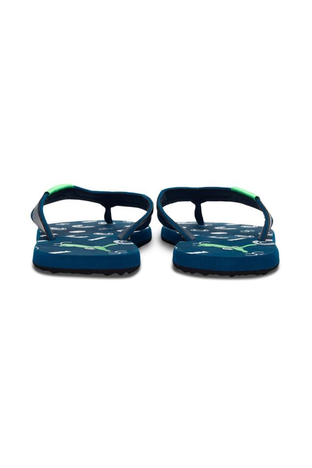 Puma blue flip flops hot sale