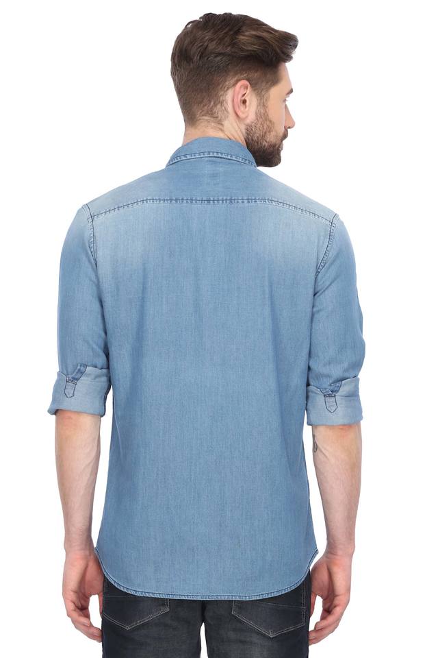 NUMERO UNO -  Denim Antique Light Casual Shirts - Main