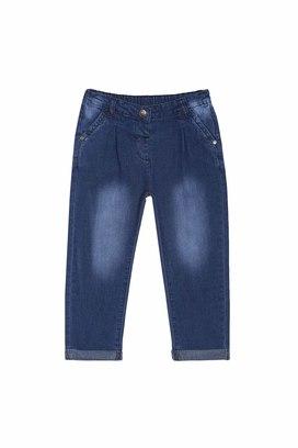 Buy Mini Klub Cotton Infant Girls Denim Pant Shoppers Stop