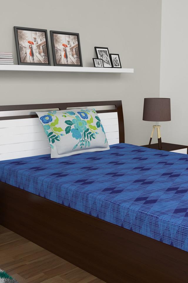 Buy PORTICO Multi Printed Single Bed Sheet with Pillow Cover Shoppers