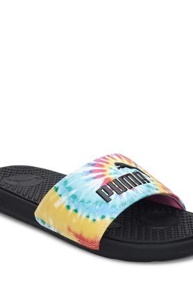 Womens tie dye slides hot sale