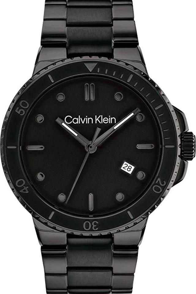 Ck watches for men black hotsell
