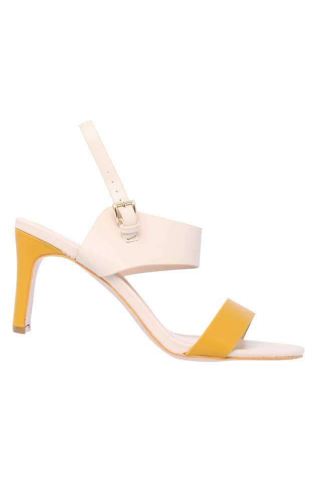 Bright Yellow Block Heels – multivendor-marketplace-4