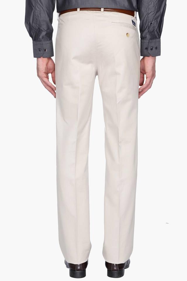 ALLEN SOLLY -  Light Khaki Formal Trousers - Main