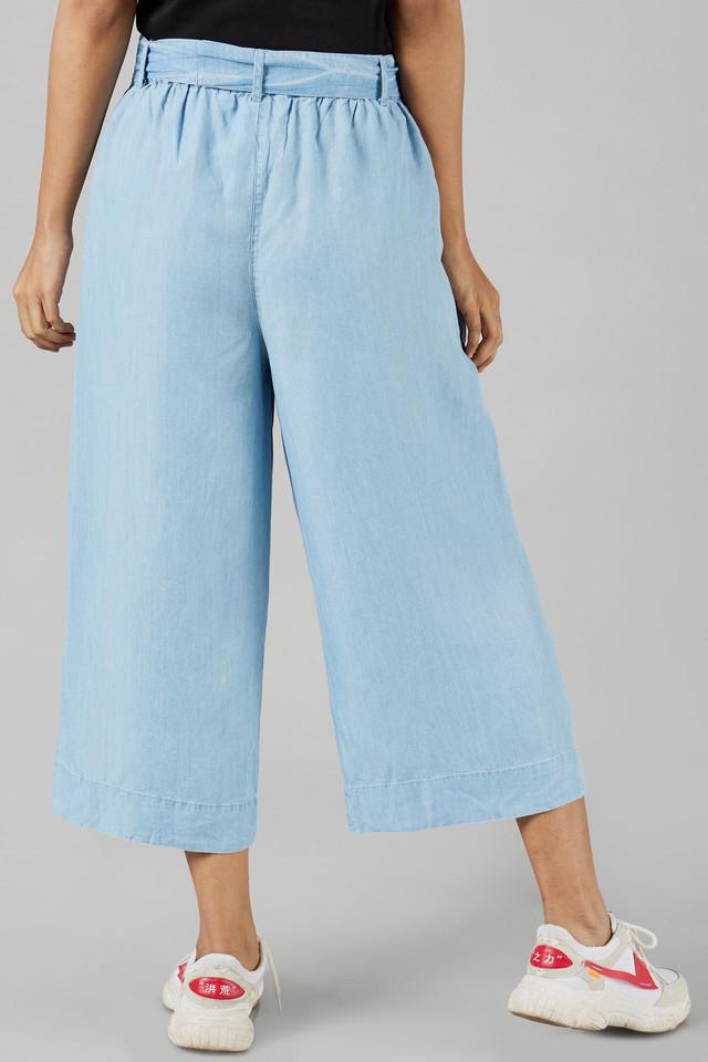 Plus Size Wide Leg Denim Tencel Palazzo Pants – Rustic Charm Decor &  Boutique