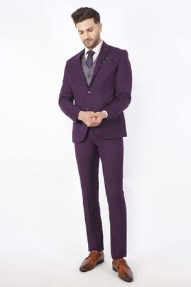 Buy BLACKBERRYS Structured Polyester Blend Slim Fit Men s Party