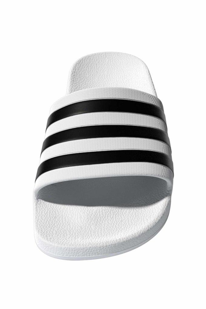 White adidas online slide