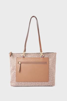 TOMMY HILFIGER Jacquard Zipper Closure Women's Casual Tote Bag(Tote), Shop Now at ShopperStop.com, India's No.1 Online Shopping Destination