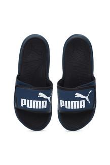 Blue best sale puma slides
