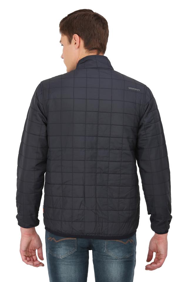 Buy WILDCRAFT Mens Zip Through Neck Solid Quilted Jacket