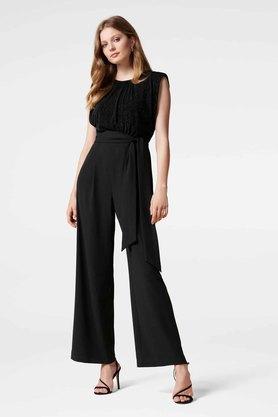 Black women's hot sale jumpsuit pants