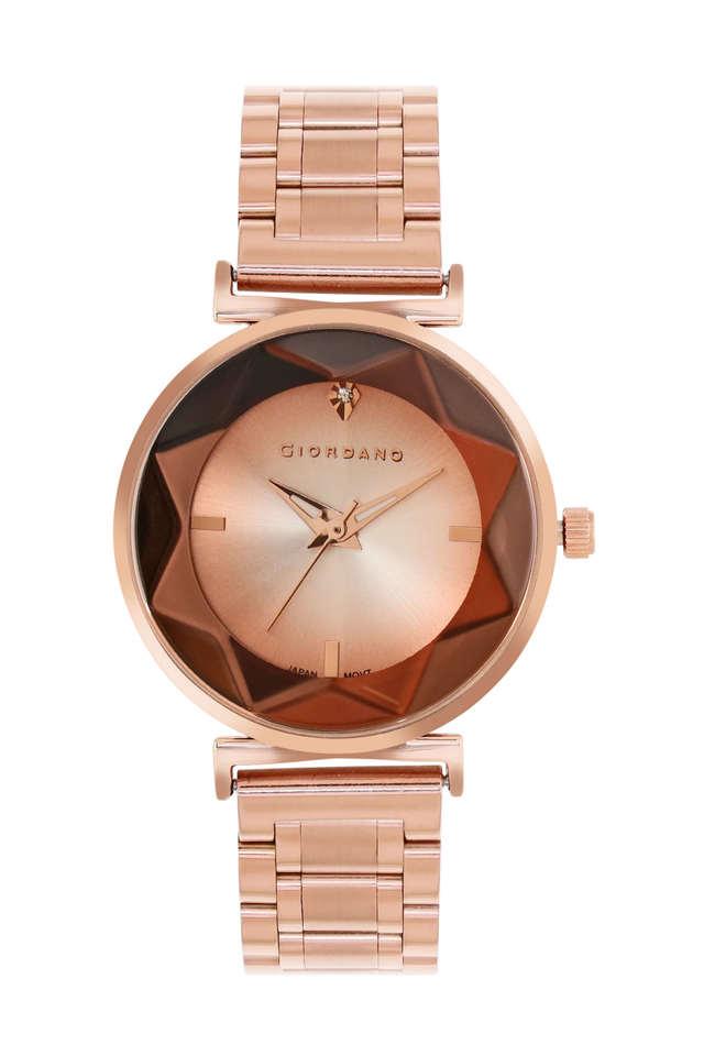 Buy GIORDANO 33 mm Rosegold White Dial Metal Analog Watch For Women GZ 60059 22 Shoppers Stop