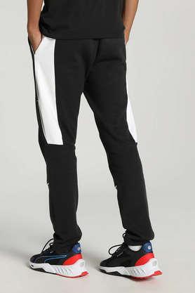 Buy Cotton Gym/Sports Activewear Track Pants In Black Online India