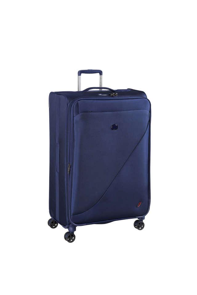 Buy DELSEY Navy New Destination Polyester 8 Wheels Soft Luggage Trolley Shoppers Stop