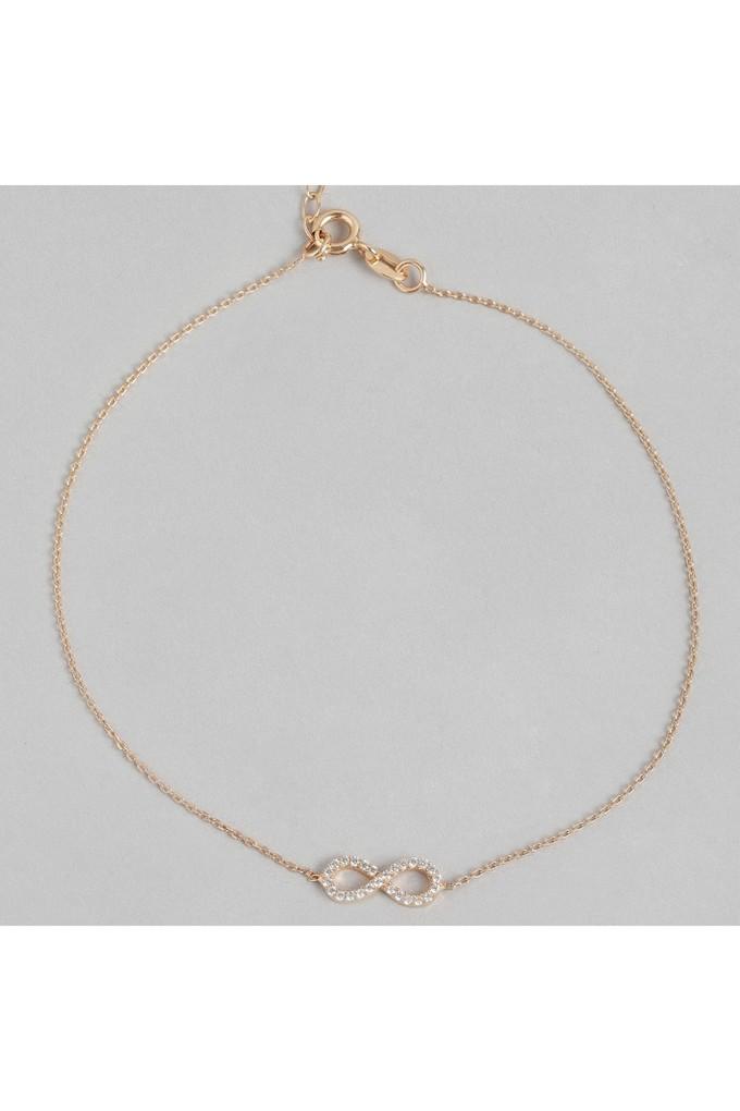 Rose gold hot sale infinity anklet