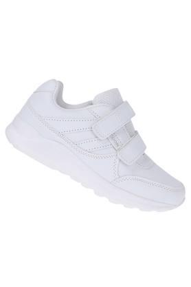 Boys white store velcro shoes