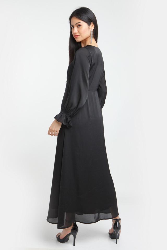 Zink london black maxi sale dress