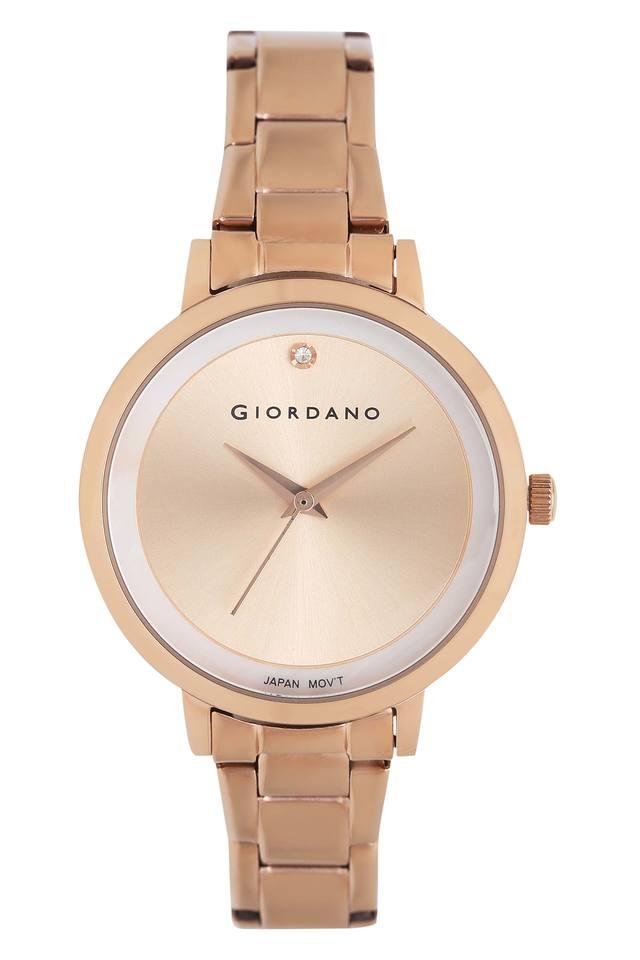 Buy GIORDANO Womens Beige Dial Metallic Analogue Watch GD 2027