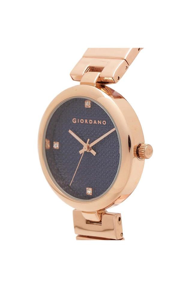 Buy GIORDANO Womens 36 mm SS2022 Blue Dial Metal Band Analog Wrist