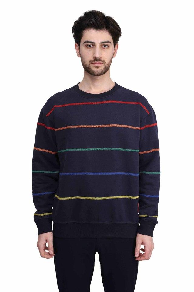 UNITED COLORS OF BENETTON -  Navy Sweatshirts - Main