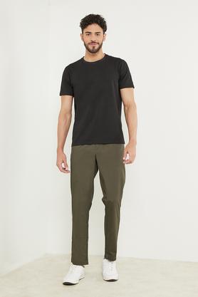 MICHAEL KORS MENS BLOCKED LOGO JOGGER, Military green Men's Casual Pants