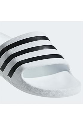 Adidas aqua slides white new arrivals