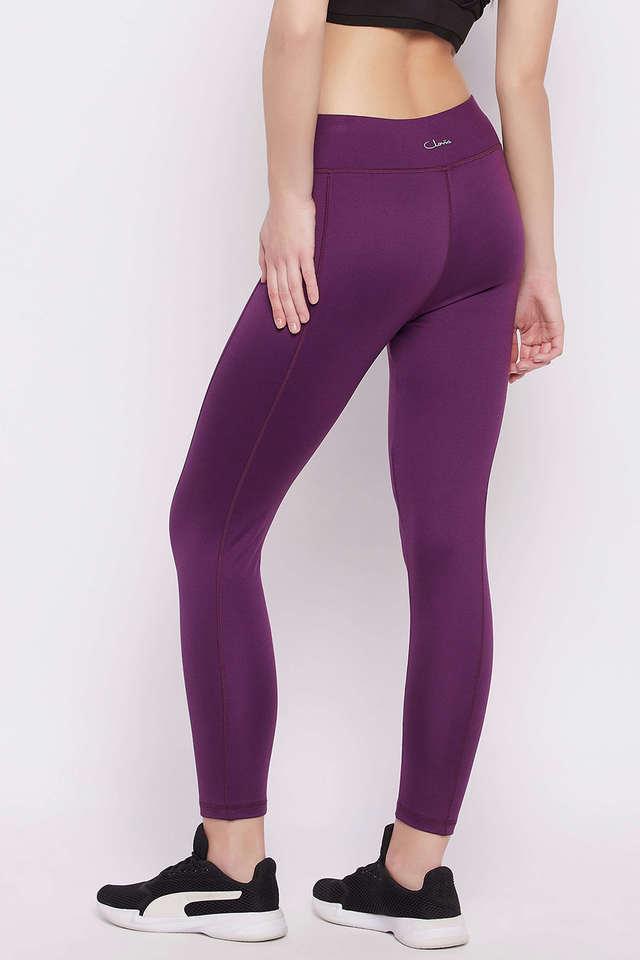 Purple Side Pocket Legging