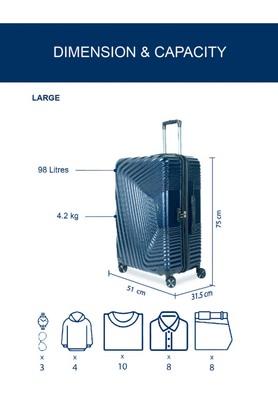 CARRIALL - Blue Hard Luggage - 1