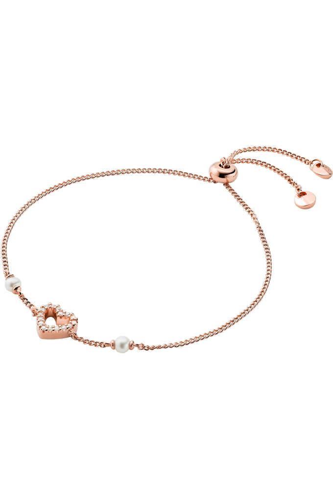 Michael kors heart hot sale bracelet rose gold