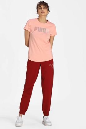 Puma red hot sale track pants