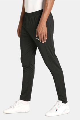 Puma black 2025 polyester lycra trackpants