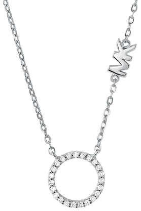 Mk necklace clearance silver