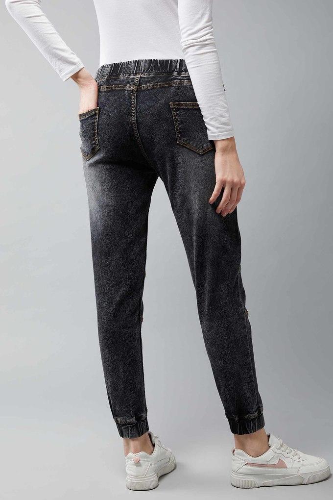 Just Black Solid Blue Jeggings 28 Waist (Petite) - 70% off