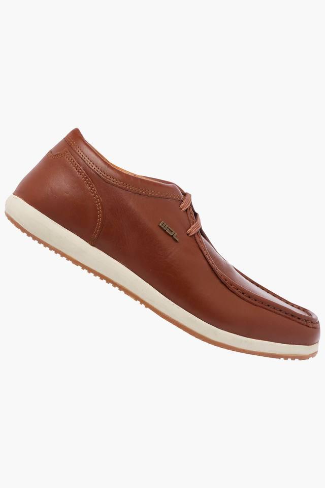 Woodland men's sale leather boat shoes