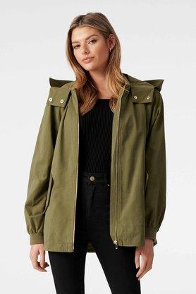 brown lightweight women's jacket