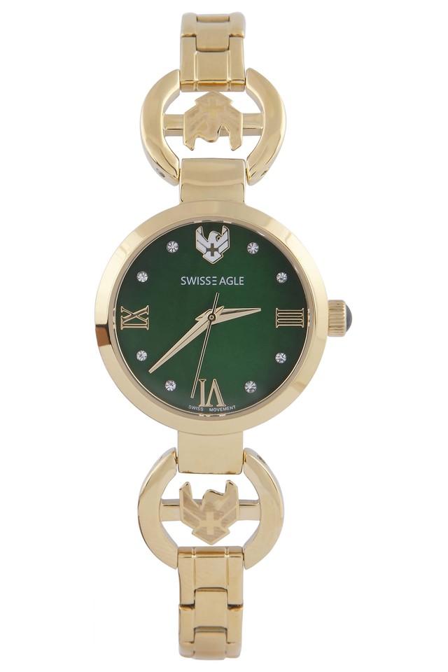 Swiss eagle discount green dial watch