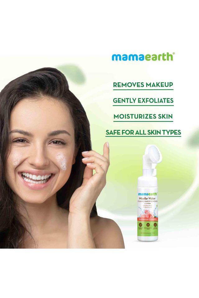 Buy MAMAEARTH Micellar Water Foaming Makeup Remover With Rose Water &  Glycolic Acid for Cleansing Makeup