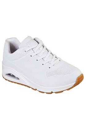 Skechers white clearance leather womens shoes