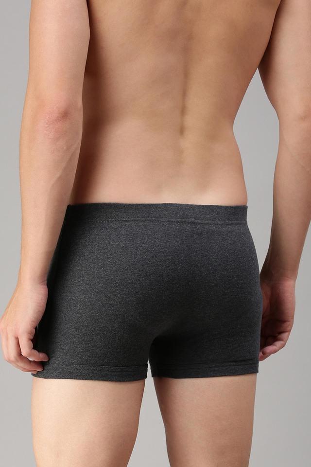 Buy ONN Solid Cotton Blend Regular Fit Mens Long Trunks Pack of 3