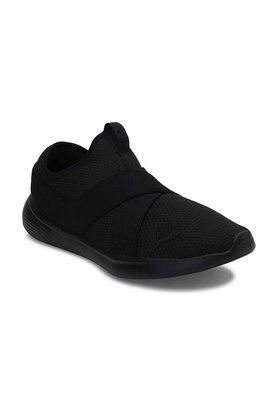 Puma black no store laces