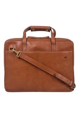 Leather office bags for cheap mens hidesign