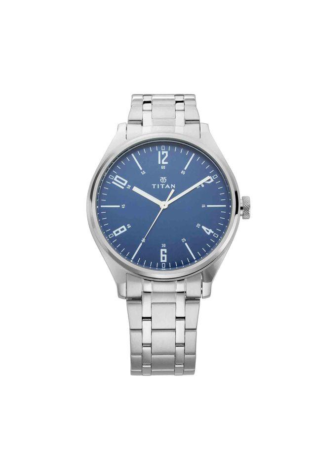 Mens NEO IV Blue Dial Stainless Steel Analogue Watch NM1802SM02