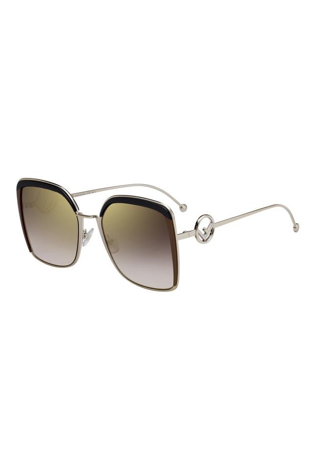 Fendi Men's Raised Logo Rectangle Sunglasses - Bergdorf Goodman