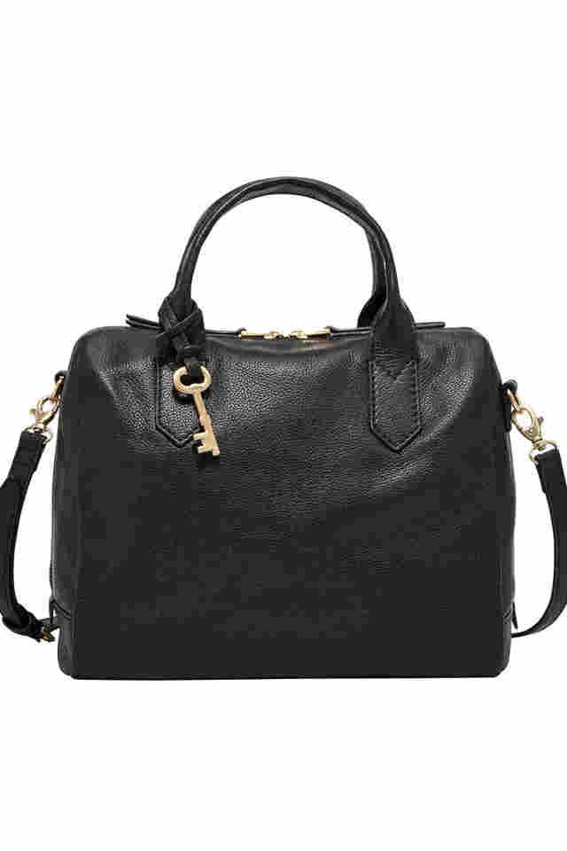 FOSSIL -  Black Satchel - Main